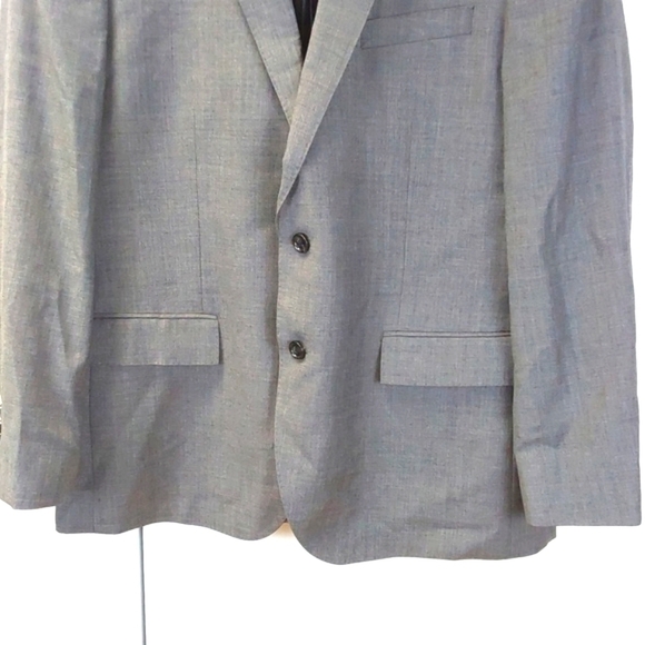Tollegno 1900 J.Crew Crosby Gray Charcoal Wool Suit Jacket Modern luxury Sz.46r - Picture 3 of 12